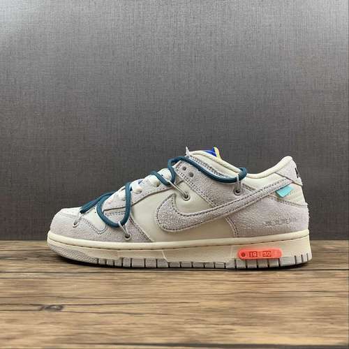 【460】[DJ0950-111]-[OW X SB DUNK LOW LOT 16 OF 50 SAIL/NEUTRAL GREY/NIGHTSHADE]-[UNISEX:36-47.5]