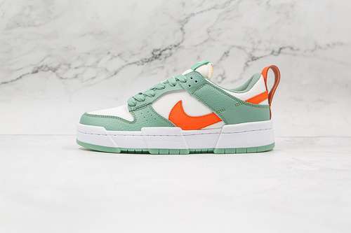 【280】[DJ3077-001]-[SB DUNK LOW DISRUPT SEA GLASS/HYPER CRIMSON-STEAM-SAIL]-[WOMAN:36-39]-[MAN:40-44]