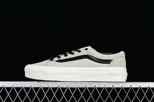 【240】[VN0A4BVEBYY]-[VANS STYLE 36 OG LX WHITE/BLACK/GREEN]-[WOMAN:35-39]-[MAN:40-44]