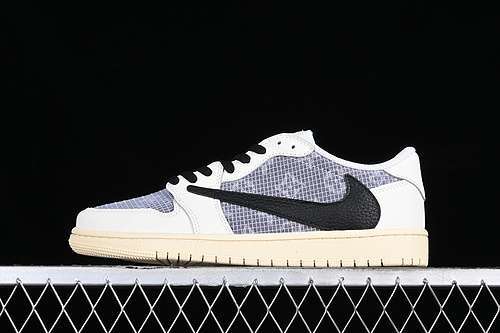 【400】[DZ8866-192]-[L*V AIR JORDAN 1 LOW WHITE/BLACK/GREY]-[MAN:40-47.5]