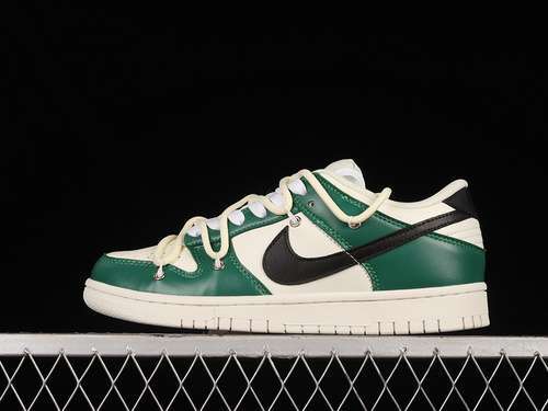 【300】[DJ6188-100]-[DUNK LOW WHITE/GREEN/BLACK]-[WOMAN:36-39]-[MAN:40-46]