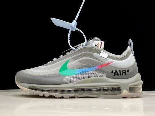 【500】[AJ4585-101]-[H12 OFF-WHITE AIR MAX 97 MENTA MENTA-WOLF/GREY-WHITE]-[WOMAN:36-39]-[MAN:40-47.5]