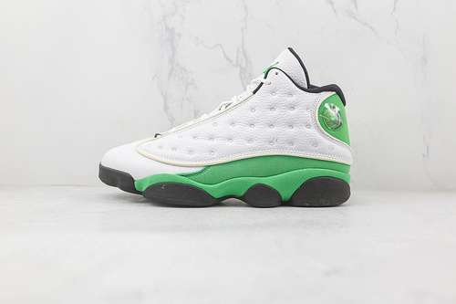 【580】[414571-113]-[AIR JORDAN 13 RETRO WHITE/BLACK/LUCKY GREEN]-[MAN:40-47.5]