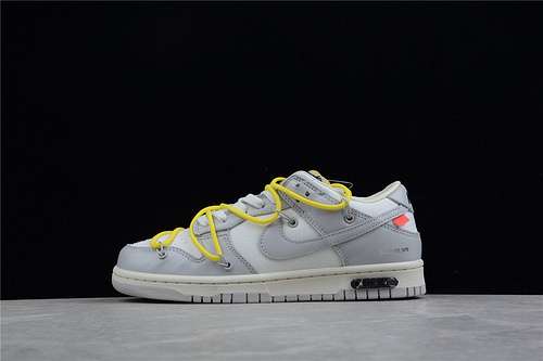 【480】[DM1602-120]-[OW X SB DUNK LOW LOT 27 OF 50 SAIL/NEUTRAL GREY/YELLOW]-[UNSIEX:36-47.5]
