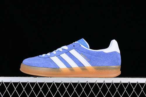 【250】[HQ8717]-[ADIDAS ORIGINALS GAZELLE INDOOR BLUE FUSION/FOOTWEAR WHITE/GOLD METALLIC]-[36-45]