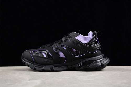 【560】[W3SKC1058]-[BA*LEN*CIAGA TRACK 3.0 BLACK/PURPLE]-[WOMAN:35-39]-[MAN:40-46]
