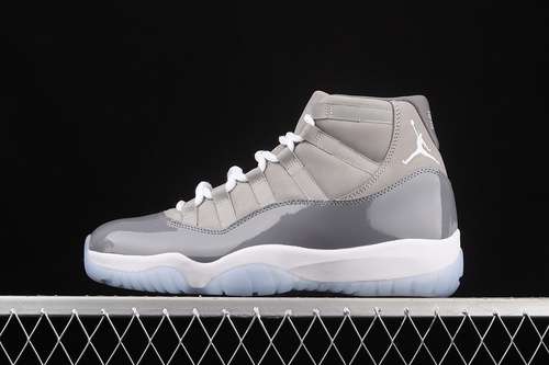 【490】[CT8012-005]-[AIR JORDAN 11 RETRO 2021 MEDIUM GREY/WHITE/COOL GREY]-[WOMAN:36-39]-[MAN:40-47.5]