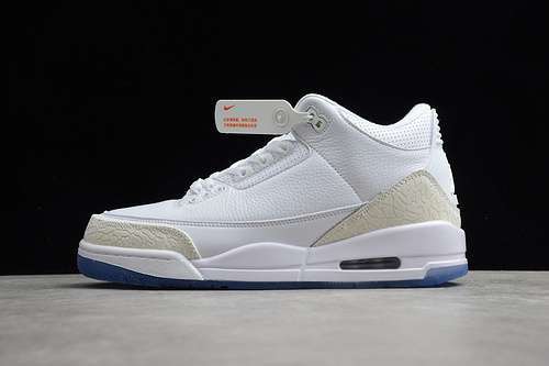 【360】[136064-111]-[AIR JORDAN 3 RETRO PURE WHITE/WHITE-WHITE]-[UNISEX:36-46]