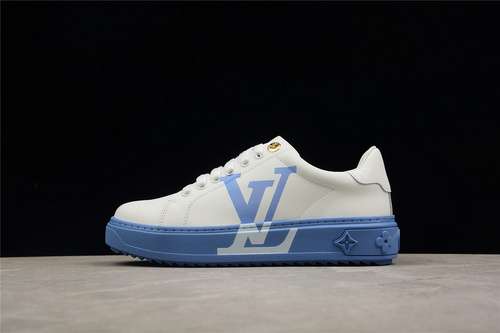 【420】[L*V 2021 SNEAKERS WHITE/WHITE/BLUE]-[WOMAN:35-40]
