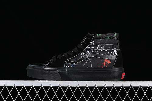 【240】[VN000BW7BMB]-[VANS SK8-HI PRO WHITE/BLACK/BLUE]-[WOMAN:35-39]-[MAN:40-44]