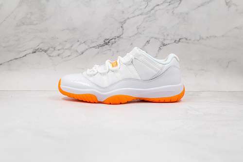 【550】[AH7860-139]-[AIR JORDAN 11 RETRO LOW BRIGHT CITRUS WHITE/BRIGHT CITRUS]-[UNSIEX:36-44.5]