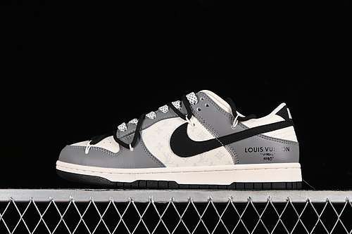 【380】[JJ5688-104]-[SB DUNK LOW L*V WHITE/GREY/BLACK]-[WOMAN:36-39]-[MAN:40-45]