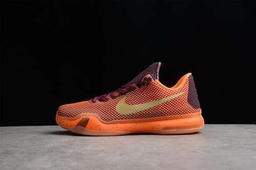 【360】[705317-676]-[KOBE 10 SILK MERLOT/METALLIC GOLD-VILLAIN RED-TOTAL ORANGE]-[MAN:40-46]