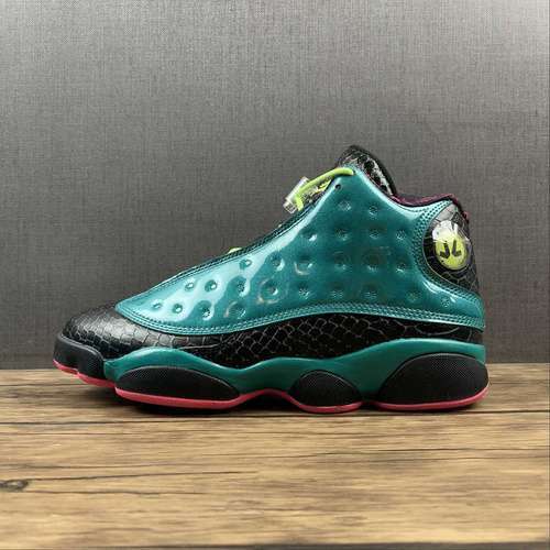 【550】[836405-305]-[AIR JORDAN 13 RETRO DOERNBECHER EMERALD GREEN/VOLT ICE/BLACK/DYNAMIC PINK]