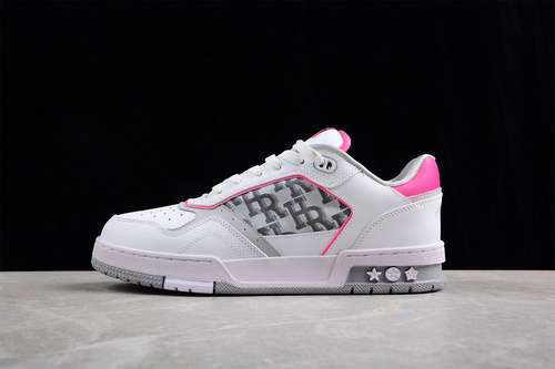 【360】[L*V 2022 TRAINER SNEAKERS WHITE/LIGHT GREY/PINK]-[WOMAN:36-39]-[MAN:40-46]