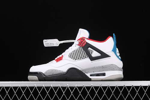 【460】[CI1184-146]-[AIR JORDAN 4 WHAT THE BLACK/WHITE/RED]-[WOMAN:36-39]-[MAN:40-46]