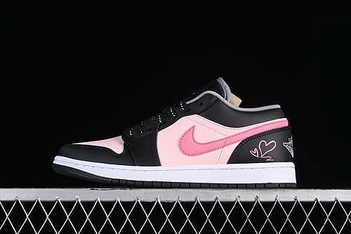 【260】[553558-040]-[AIR JORDAN 1 LOW BLACK/MEDIUM GREY/WHITE]-[WOMAN:36-39]-[MAN:40-46]