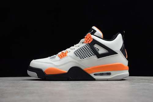 【360】[CW7183-100]-[AIR JORDAN 4 STARFISH SAIL/BLACK-STARFISH-LIGHT SMOKE GREY]-[UNISEX:36-46]