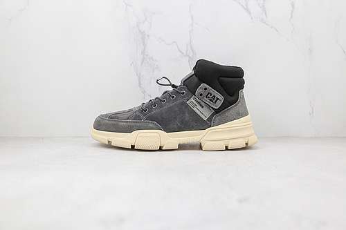 【360】[CAT HIKING BOOTS BLACK/GREY/BEIGE]-[MAN:39-44]