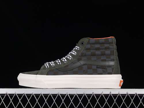 【280】[VN0A4BVBWW6]-[PORTER X SK8-HIGH REISSUE VLT LX FOREST NIGHT/BLACK INK/WHITE]-[UNISEX:35-44]