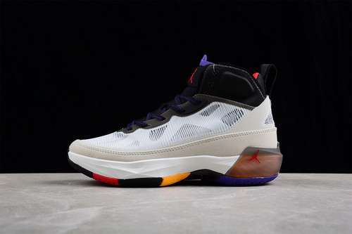 【360】[DD6959-060]-[AIR JORDAN 37 PF BEYOND BORDERS LIGHT BONE/BLACK/DARK CONCORD/FIRE RED]-[39-46]