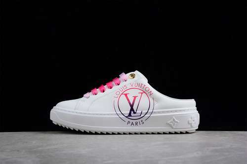 【480】[L*V STELLAR SNEAKERS WHITE/WHITE/PINK]-[WOMAN:35-40]