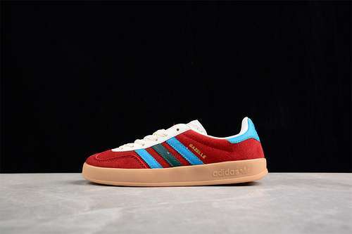 【220】[IG4996]-[ADIDAS ORIGINALS GAZELLE INDOOR RED/WHITE/BLUE/BROWN]-[WOMAN:36-39]-[MAN:40-44]