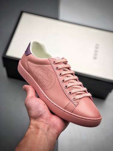 【480】[GU*CCI ACE EMBROIDERED LOW-TOP SNEAKER PINK/PINK/PINK]-[WOMAN SIZE:35-39]