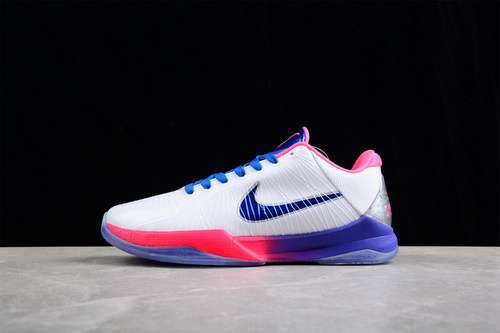 【340】[CW2210-100]-[ZOOM KOBE 5 PROTRO KAY YOW WHITE/METALLIC SILVER]-[MAN:40-46]