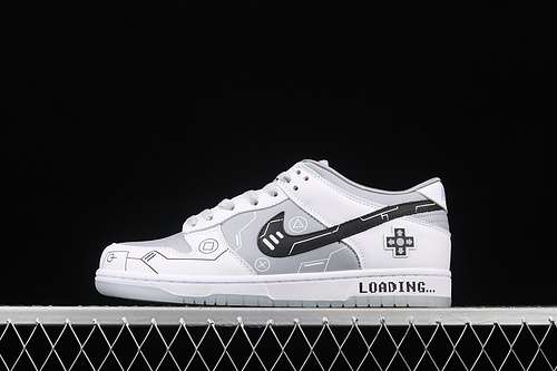 【380】[DD1768-400]-[DUNK LOW“VIDEO GAME”WHITE GRAY BLACK]-[UNISEX:36-46]