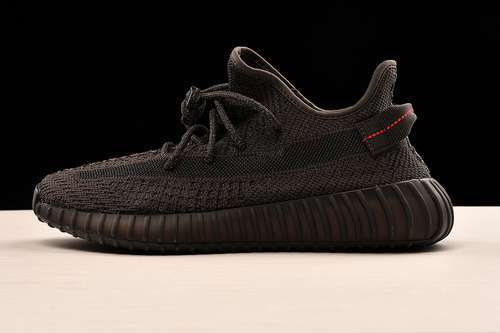 【650】[FU9006]-[H12 YEEZY BOOST 350 V2 BLACK-NON REFLECTIVE BLACK/BLACK]-[UNISEX:36-48]