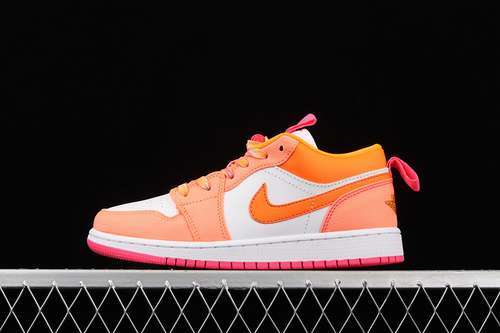 【300】[DJ0530-801]-[AIR JORDAN 1 LOW UTILITY GS CRIMSON PLUSE/TOTAL ORANGE/WHITE]-[WOMAN:36-40]