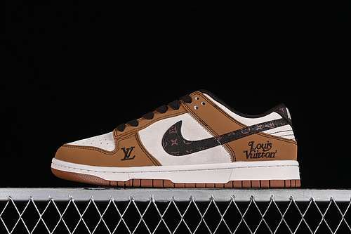 【380】[DQ1098-342]-[SB DUNK LOW L*V WHITE/BLACK/BROWN]-[WOMAN:36-39]-[MAN:40-45]