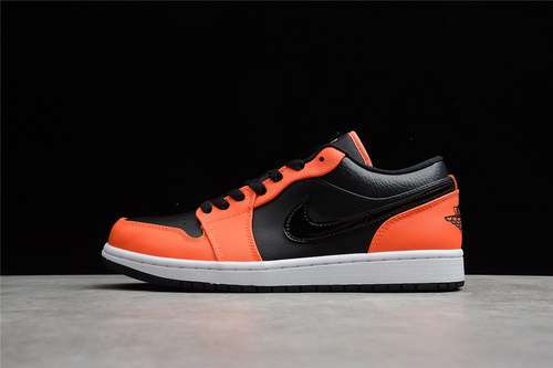 【340】[CK3022-008]-[CJ AIR JORDAN 1 LOW SE BLACK/TURF ORANGE/WHITE]-[MAN:40-45]