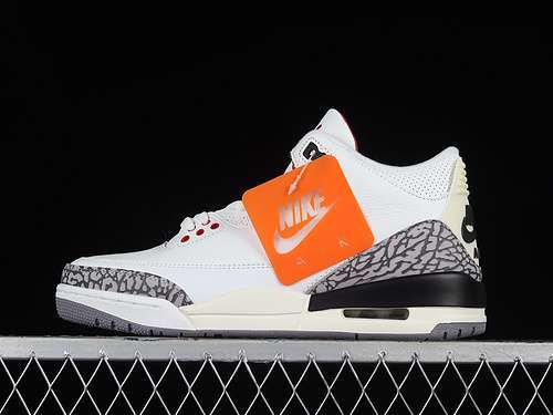 【530】[DN3707-100]-[AIR JORDAN 3 RETRO SUMMIT WHITE/FIRE RED/BLACK/CEMENT GREY]-[UNISEX:36-47.5]