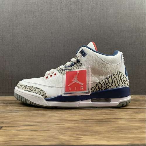 【460】[854262-106]-[AIR JORDAN 3 RETRO OG 2016 WHITE/WHITE/TRUE BLUE]-[MAN:40-47.5]