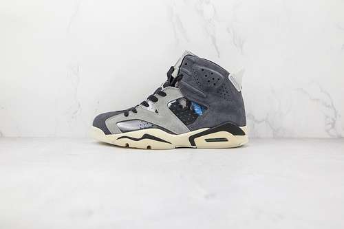 【380】[CK6635-001]-[AIR JORDAN 6 RETRO TECH CHROME BLACK/LIGHT SMOKE GREY/SAIL]-[UNSIEX:36-46]