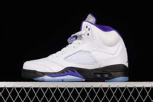 【450】DD0587-141]-[AIR JORDAN 5 WHITE/DARK CONCORD-BLACK]-[MAN:40-47.5]