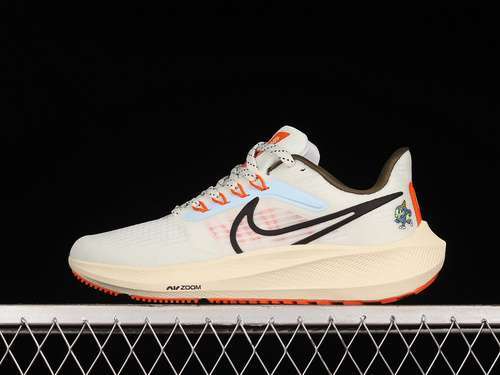 【280】[DX6050-101]-[AIR ZOOM PEGASUS 39 WHITE/TOTAL ORANGE/BLACK]-[WOMAN:36-39]-[MAN:40-45]