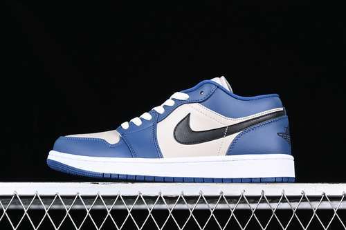 【260】[DC0774-402]-[AIR JORDAN 1 LOW GEORGETOWN WHITE/BLUE/BLACK]-[WOMAN:35.5-39]-[MAN:40-47.5]