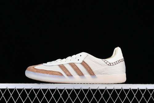 【250】[FX7720]-[ADIDAS WALES BONNER X SAMBA CREAM WHITE/BROWN/CREA WHITE]-[WOMAN:36-39]-[MAN:40-45]
