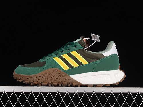 【300】[HP2192]-[SNEAKERS ADIDAS ORIGINALS RETROPY E5 W R P GREEN/KHAKI/YELLOW]-[UNISEX:36-45]