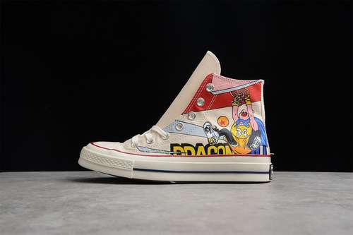 【250】[167781C]-[DRAGON BALL X CHUCK TAYLOR ALL-STAR HIGH BEIGE/BEIGE/MULTI-COLOR]-[UNISEX:35-44]