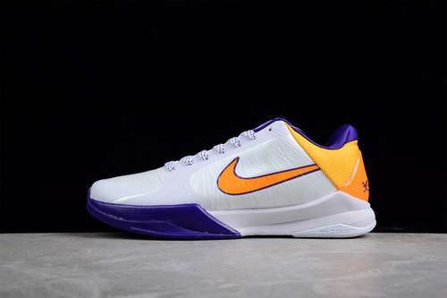 【340】[CD4991-102]-[KOBE 5 PROTRO ALTERNATE BRUCE LEE WHITE/PURPLE/YELLOW]-[MAN:40-46]