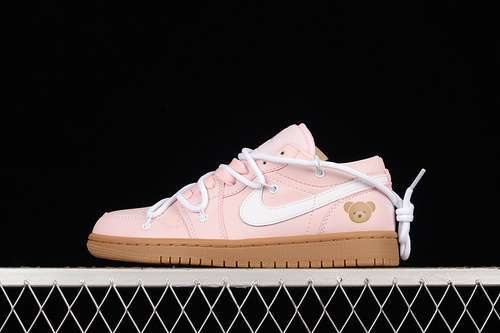 【300】[DC0774-601]-[AIR JORDAN 1 LOW ARCTIC PINK/WHITE/GUM LIGHT BROWN]-[WOMAN:36-40]