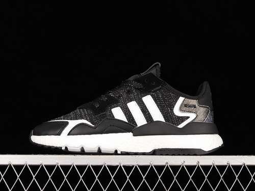 【280】[FW6716]-[NITE JOGGER BOOST CORE BLACK/CORE BLACK/CLOUD WHITE]-[WOMAN:36-39]-[MAN:40-45]