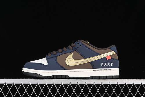【380】[MU0232-369]-[SB DUNK LOW WHITE/BLUE/BROWN/GOLD]-[WOMAN:36-39]-[MAN:40-45]