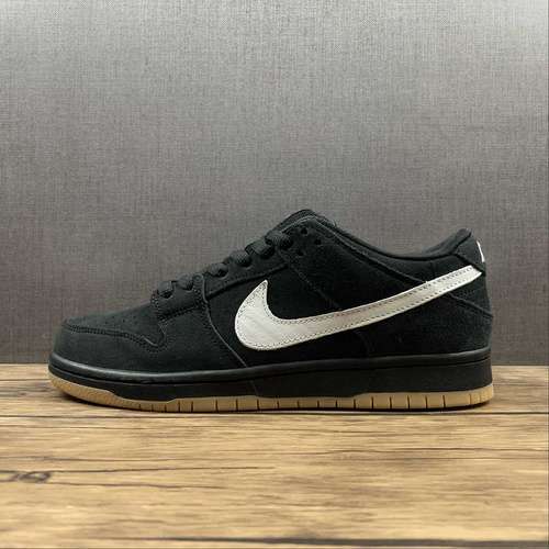 【340】[BQ6817-010]-[DUNK LOW PRO SB FOG BLACK/BLACK/BLACK/COOL GREY/GUM]-[MAN:39-45]