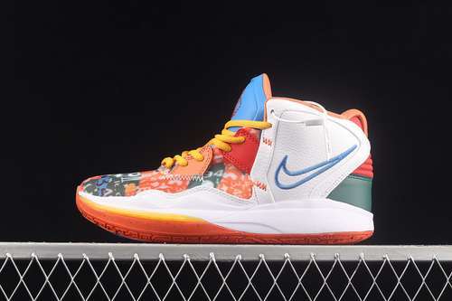【350】[DC9134-100]-[KYRIE 8 KY-D MULTI-COLOR/WHITE]-[MAN:40-46]