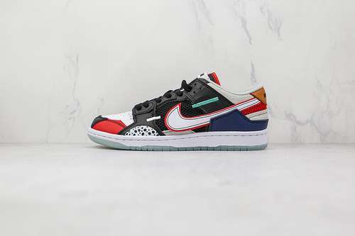 [DB0500-300]-[SB DUNK LOW SCRAP NAVY BLUE/WHITE/RED GLOW]-[WOMAN:36-39]-[MAN:40-45]